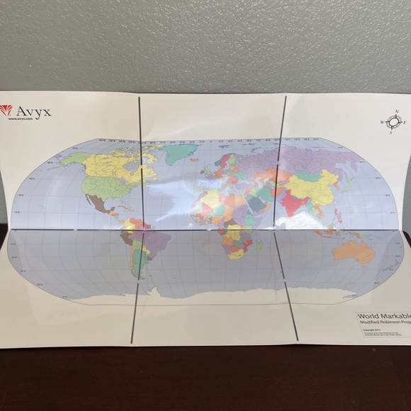 Double-sided Markable map - Picture 3 of 6